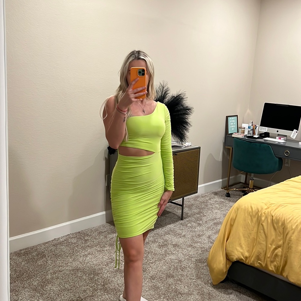 Neon One Long Sleeve Dress Size Small